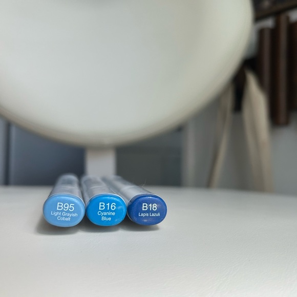 Copic Sketch Markers (set of 13 + 1 refill) 🎨R, Y, G, B, Pink, Purple, Neutral - Picture 9 of 13